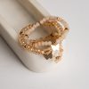 Melody Beaded Butterfly Natural Bracelet Set