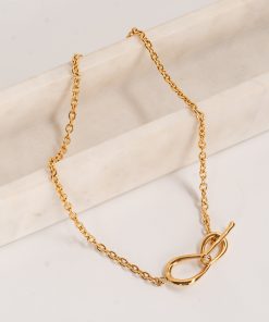 Maggie Gold Chain Necklace