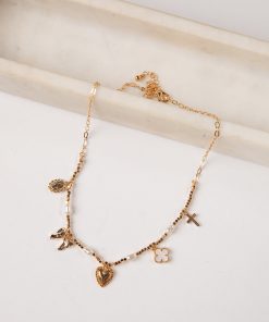 Molly Gold Charm Necklace