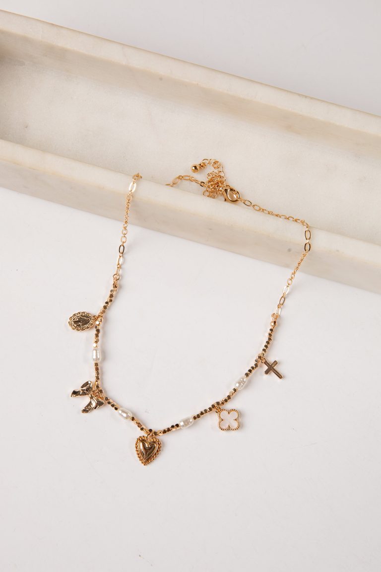 Molly Gold Charm Necklace
