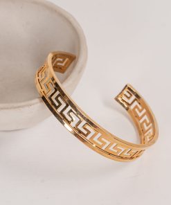 Phoebe Gold Cuff Bracelet