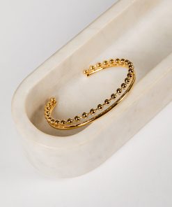 Maya Gold Cuff Bracelet