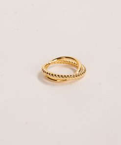 Nina Gold Double Ring