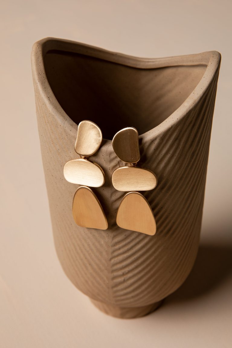 Elodie Gold Drop Earrings