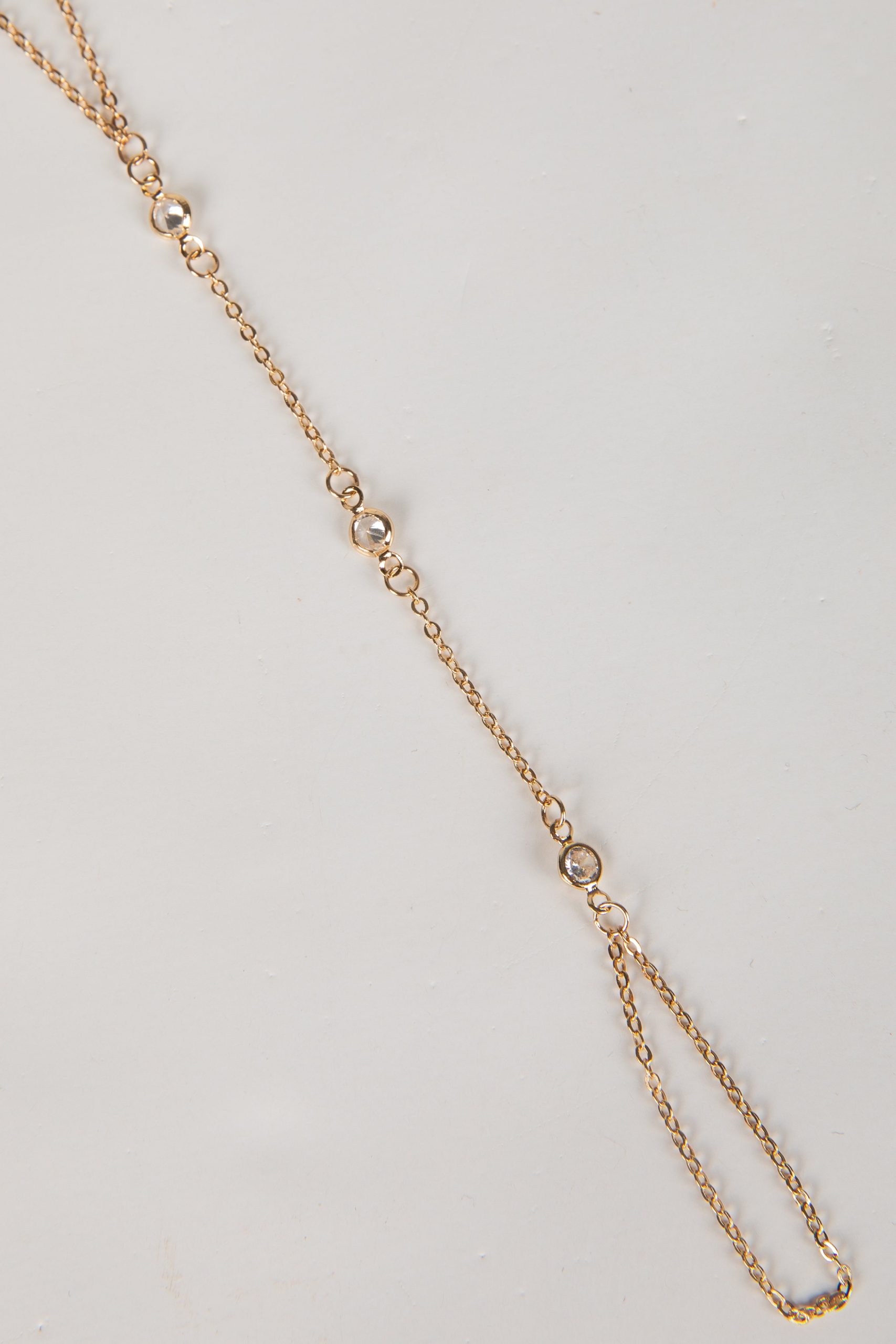 Cora Gold Gemstone Hand Chain - Image 3