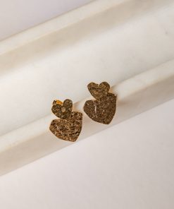 Isla Golden Heart Earrings