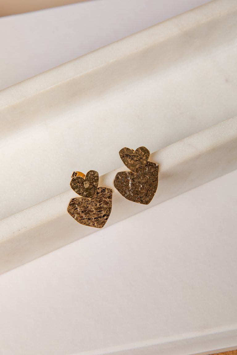 Isla Golden Heart Earrings