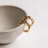Makayla Gold Twisted Mini Hoop Earrings
