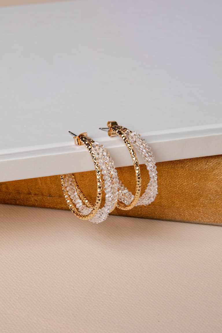 Seraphina Gold Hoop Earrings