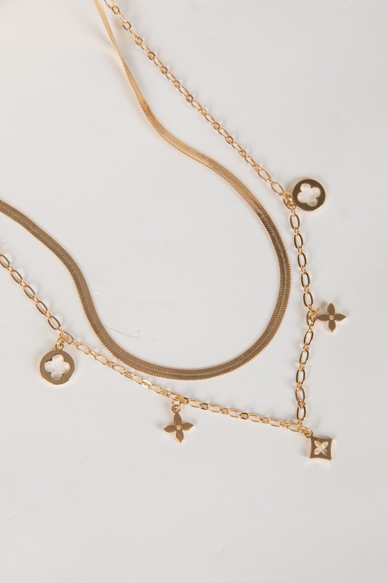 Kinsley Gold Layered Chain Necklace