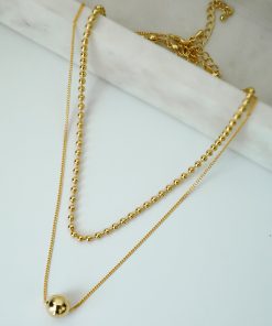 FINAL SALE - Rylee Gold Layered Necklace