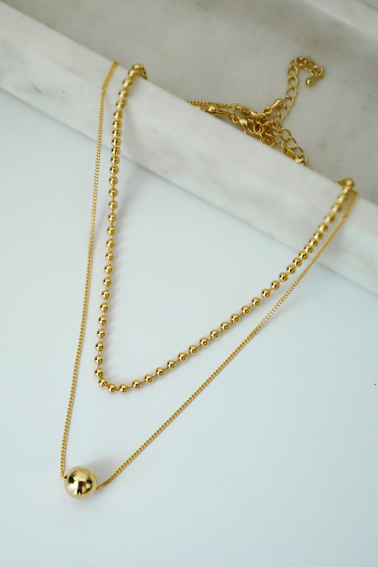 FINAL SALE - Rylee Gold Layered Necklace