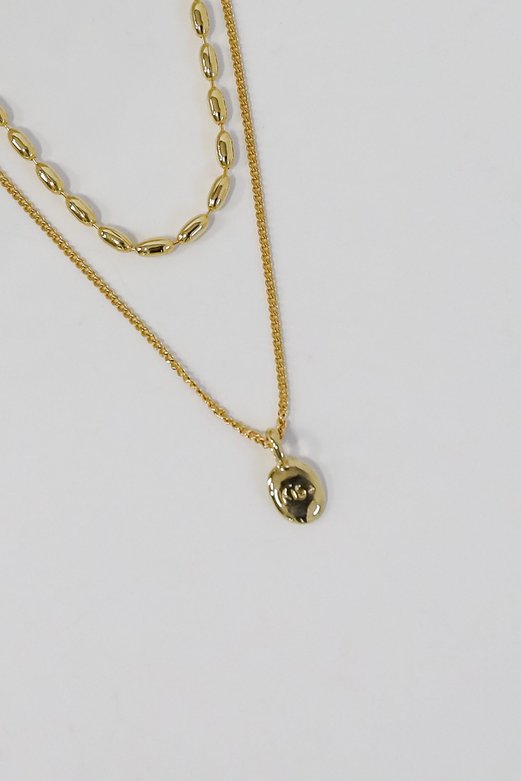 FINAL SALE - Eden Gold Layered Chain Necklace - Image 3