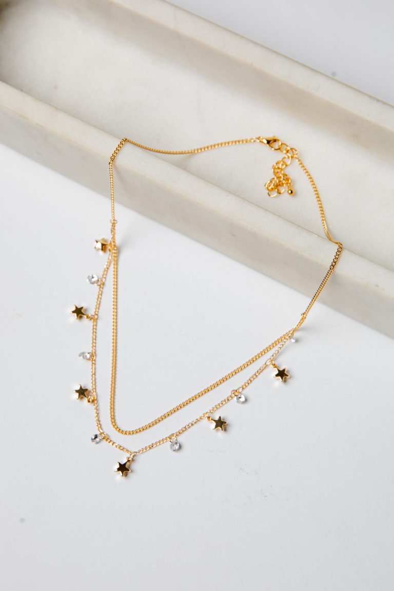 Karsyn Gold Layered Charm Necklace