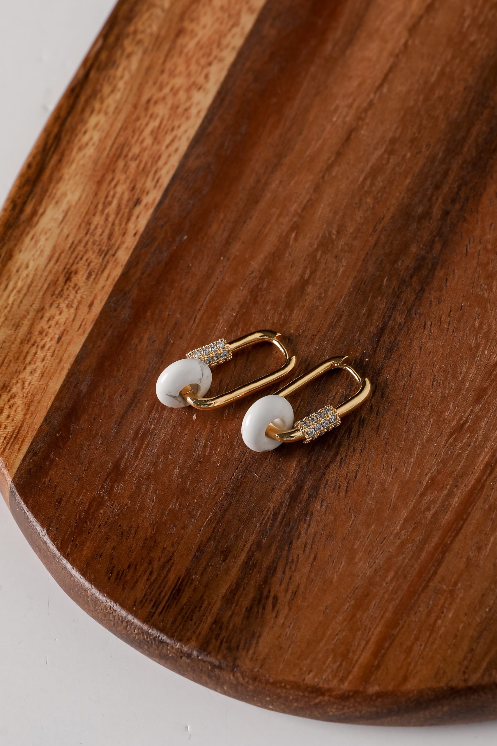 FINAL SALE - Lucy Gold Oval Mini Hoop Earrings