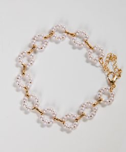 Miley Gold Pearl Bracelet