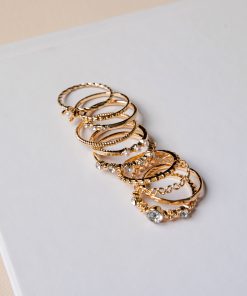 Vivienne Gold Ring Set