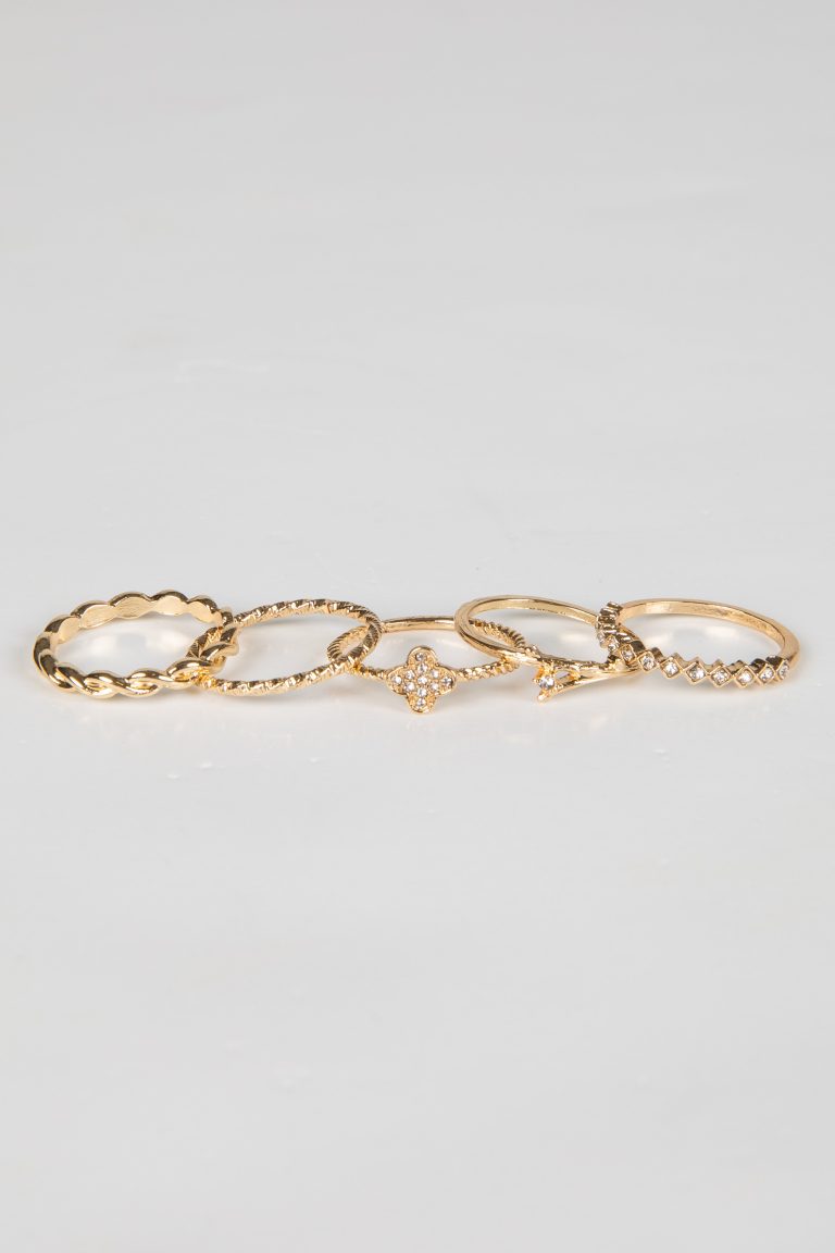 Maya Gold Ring Set