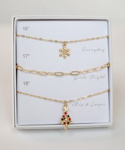 FINAL SALE - Joy Gold Necklace Set