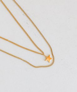 FINAL SALE - Alice Star Charm Layered Necklace