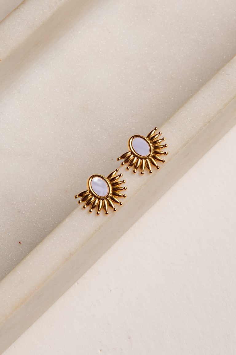 Valerie Gold Stud Earrings