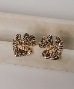 FINAL SALE - Quinn Textured Statement Earrings