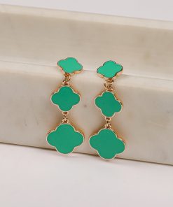 Ashley Quatrefoil Drop Earrings