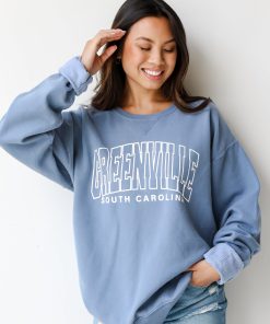 Light Blue Greenville South Carolina Sweatshirt
