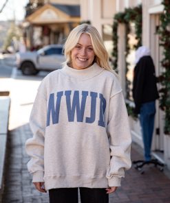 WWJD Reversible Mockneck Sweatshirt