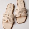 Coastal Ease Ivory Comfort Slide Sandals