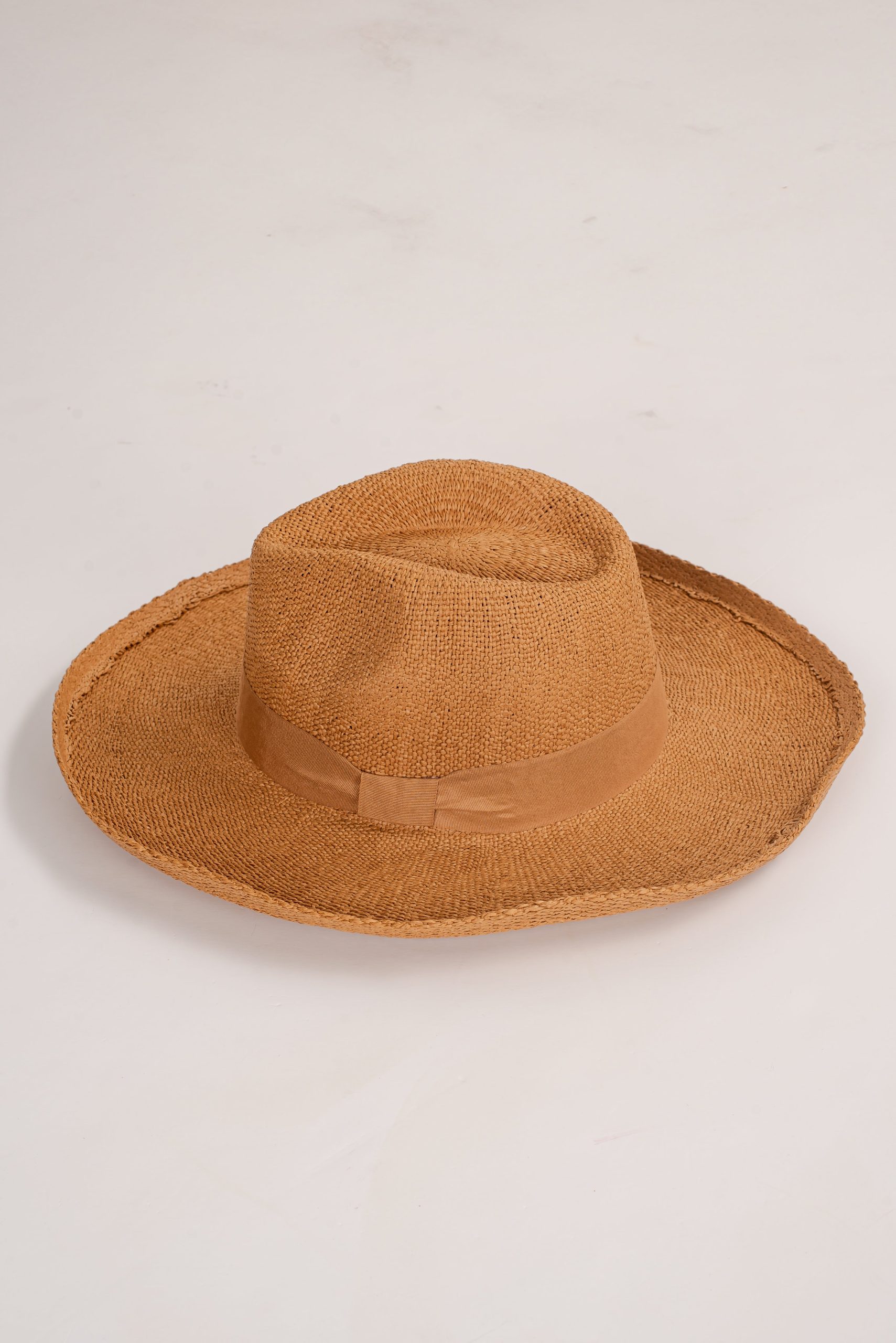 Sun Type Of Wonderful Khaki Straw Fedora Wide Brim Hat - Image 5