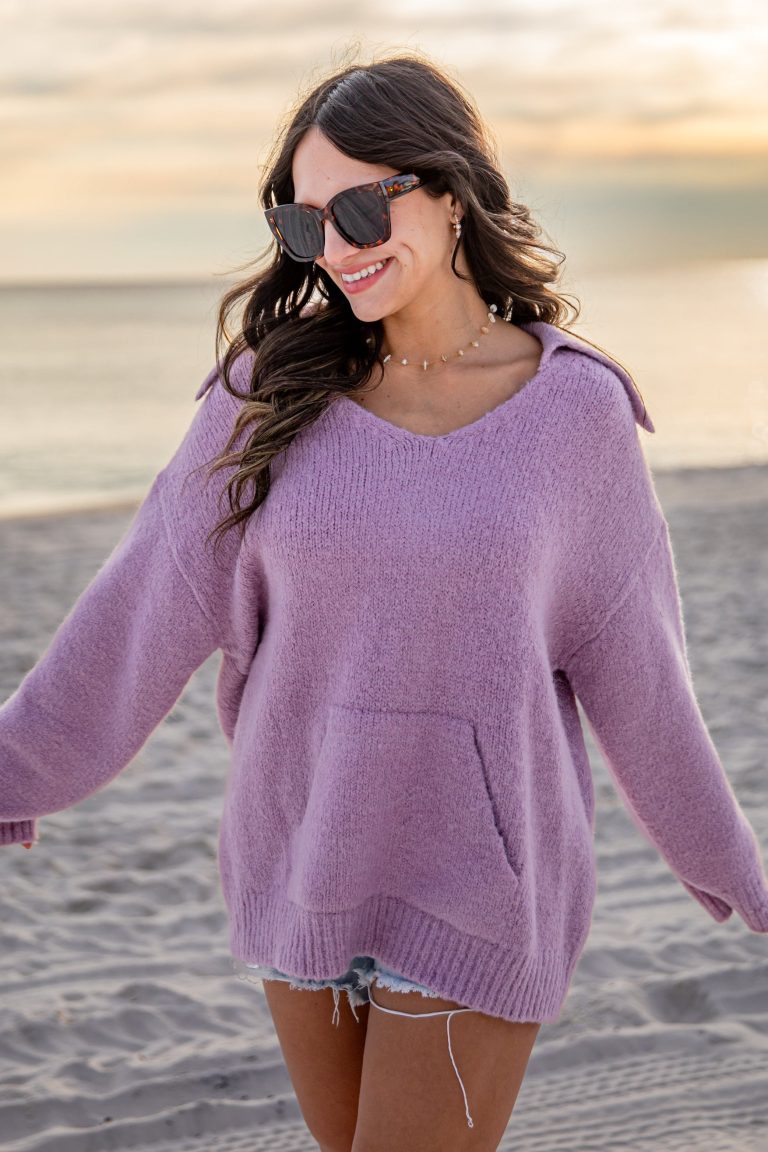 FINAL SALE - Hold Me Close Collared Knit Sweater