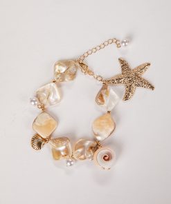 Everly Shell Natural Charm Bracelet