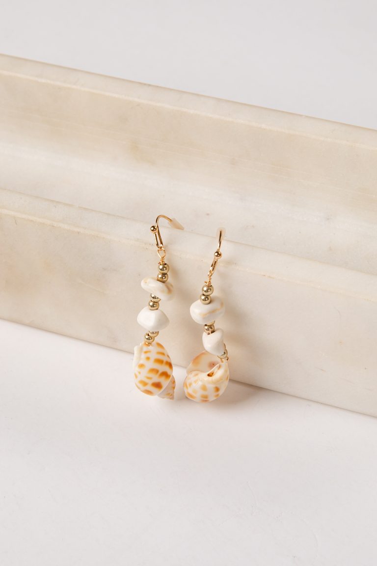 Blakeley Shell Natural Drop Earrings