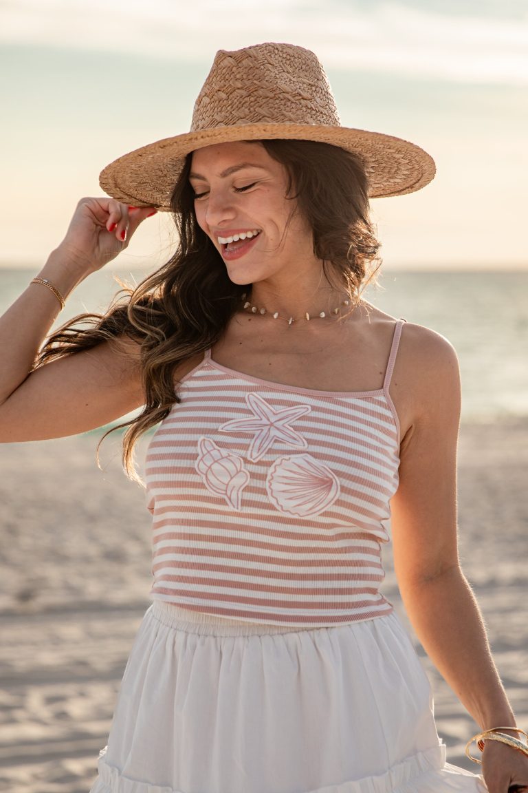 Seaside Treasure Striped Tank