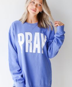 Purple Pray Sweatshirt