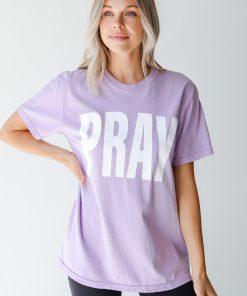 Lavender Pray Tee
