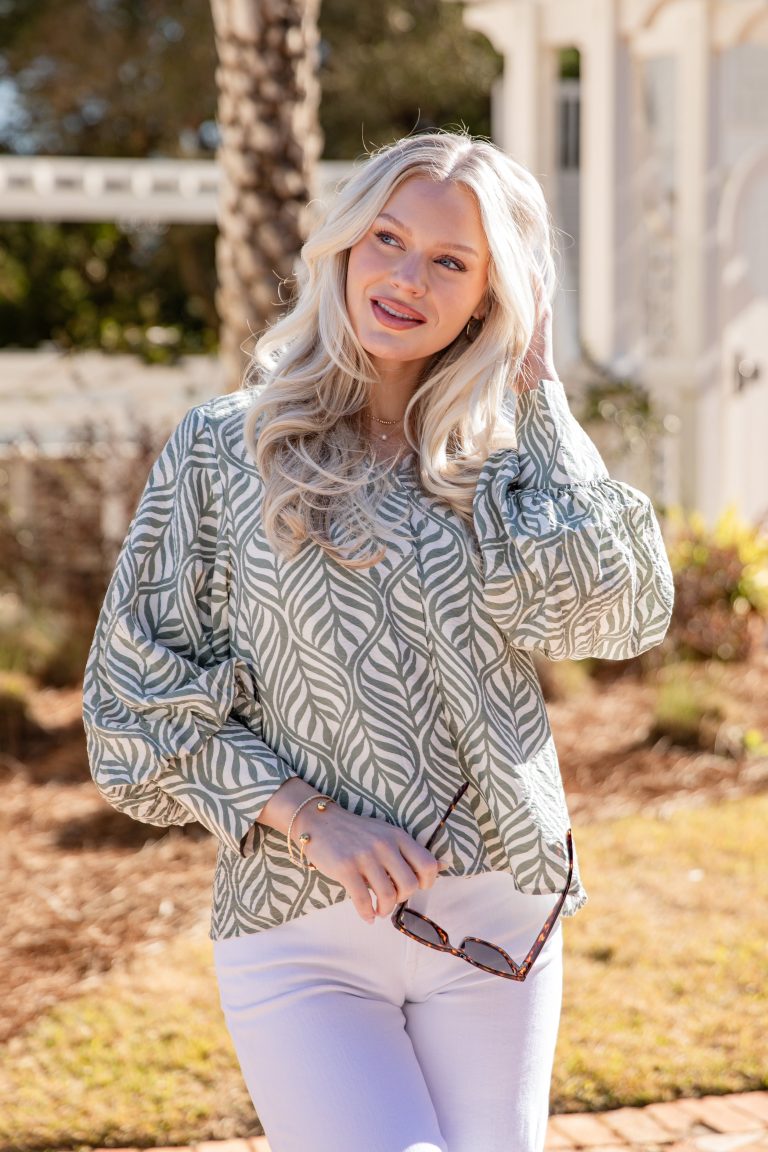 Sage Botanica Blouse
