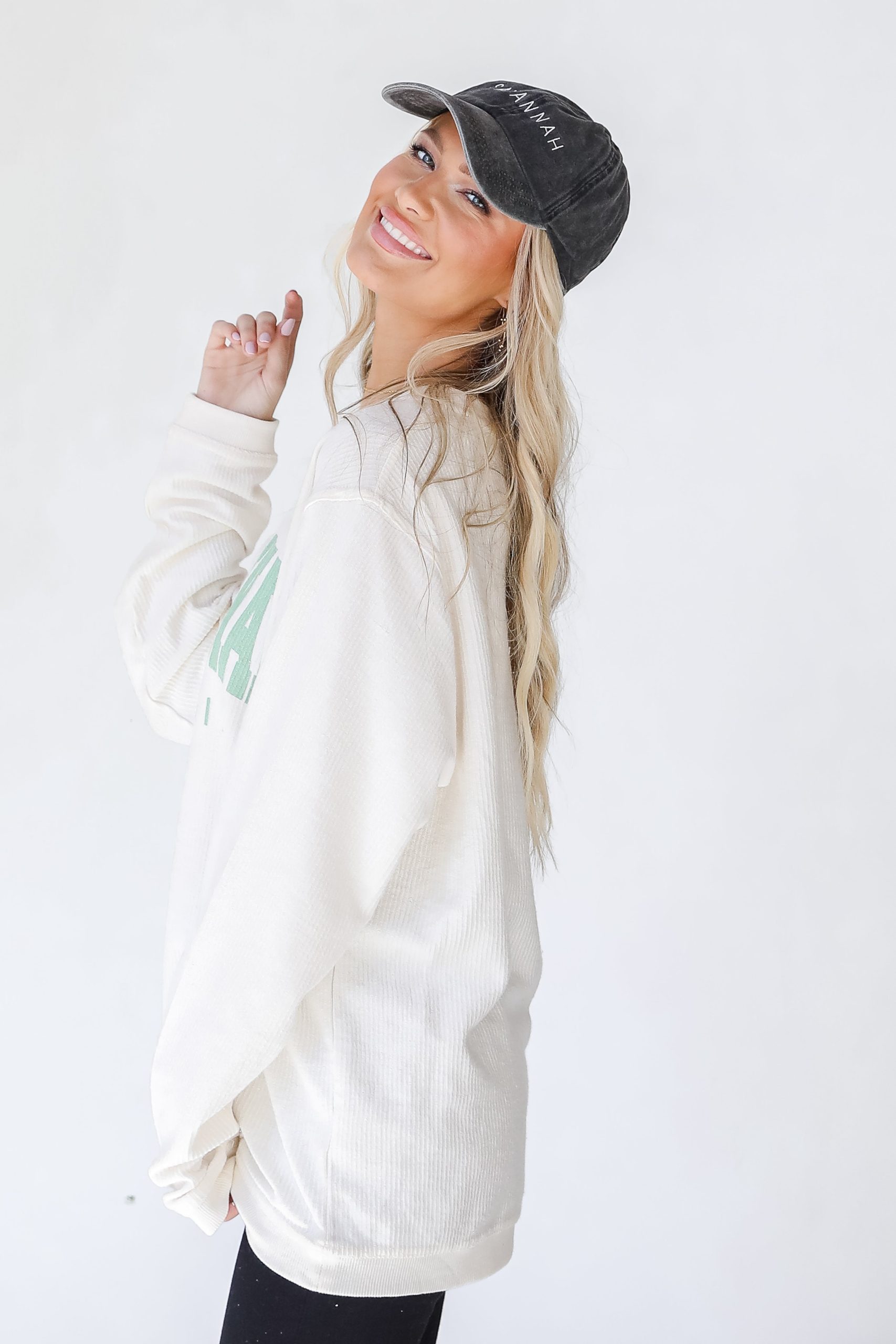 Savannah Corded Sweatshirt - Image 3