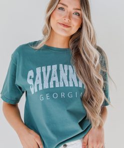Teal Savannah Georgia Tee