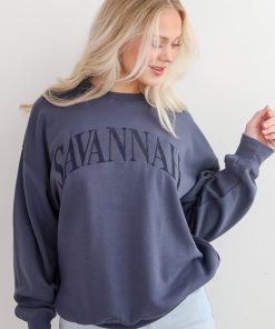 Savannah Embroidered Sweatshirt