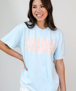 Light Blue Savannah Tee