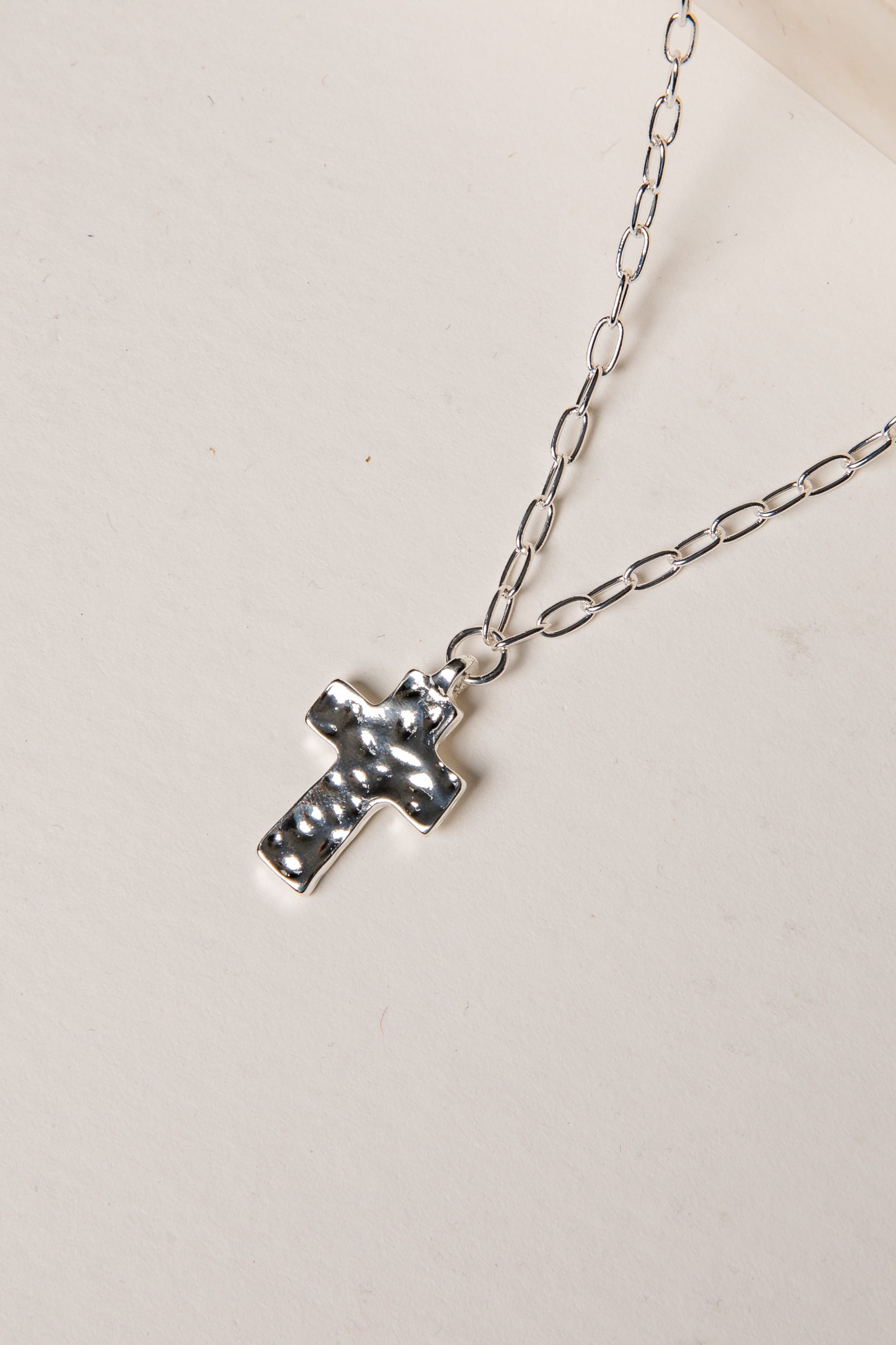 Bree Cross Charm Necklace - Image 4