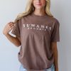 Brown Suwanee Georgia Block Letter Tee