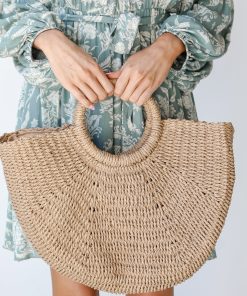 Vacay Bound Straw Handbag