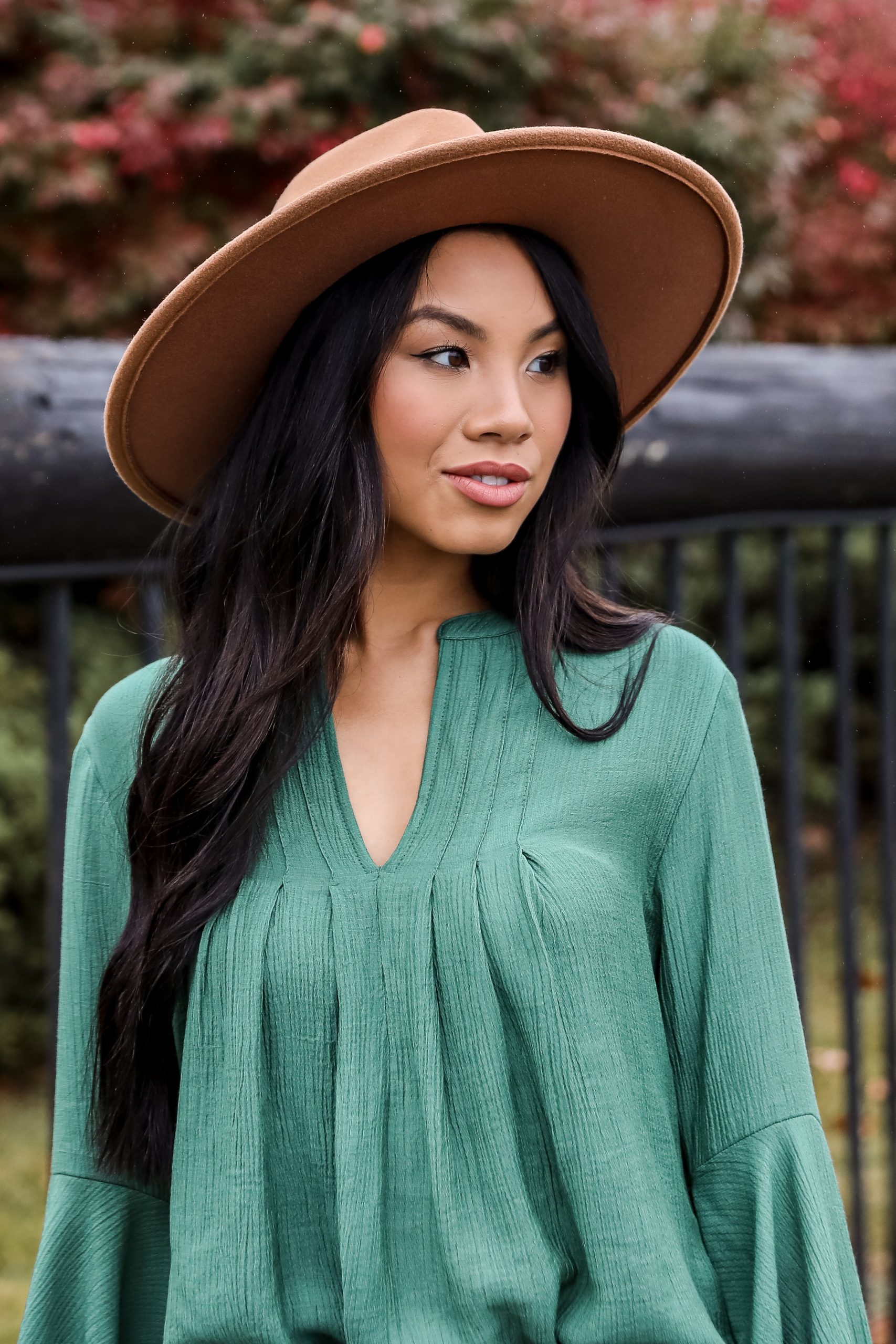 FINAL SALE - Juno Wide Brim Banded Felt Hat - Image 4