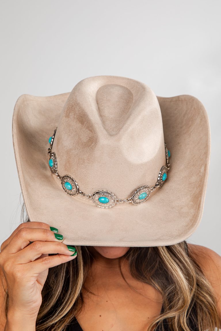 Round Up Taupe Fedora Western Hat