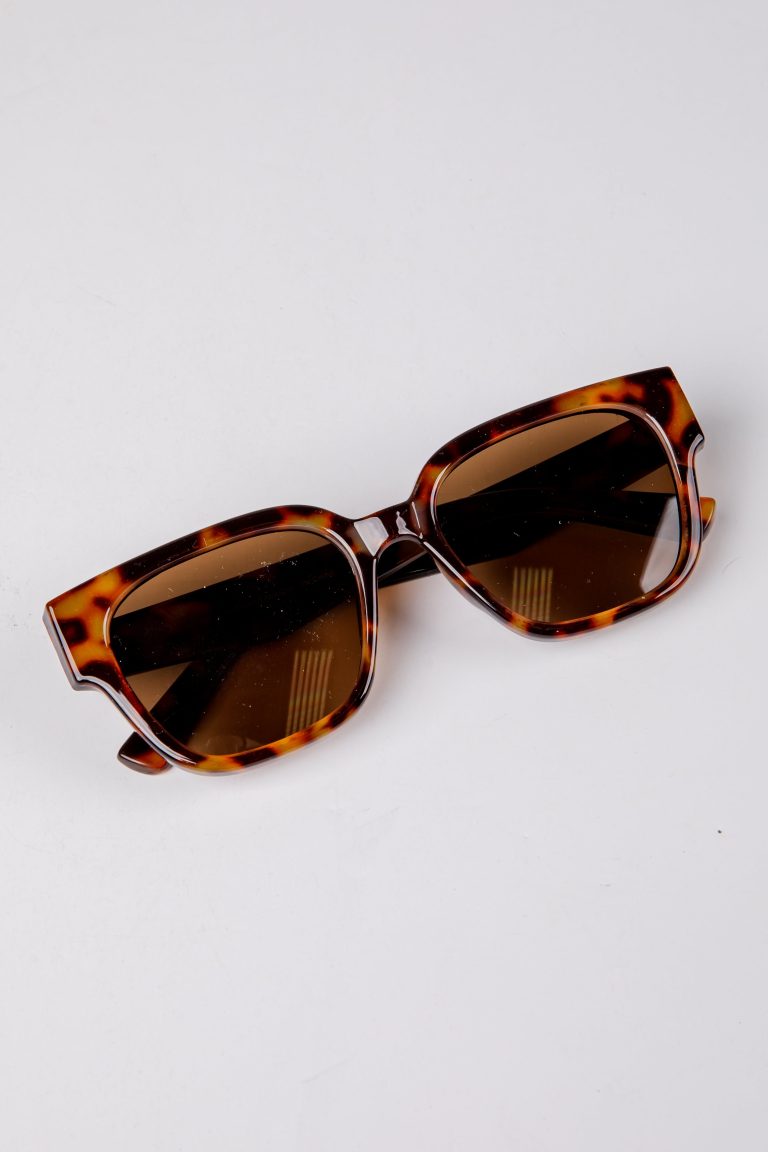Sunset Drive Tortoise Oversized Square Sunglasses