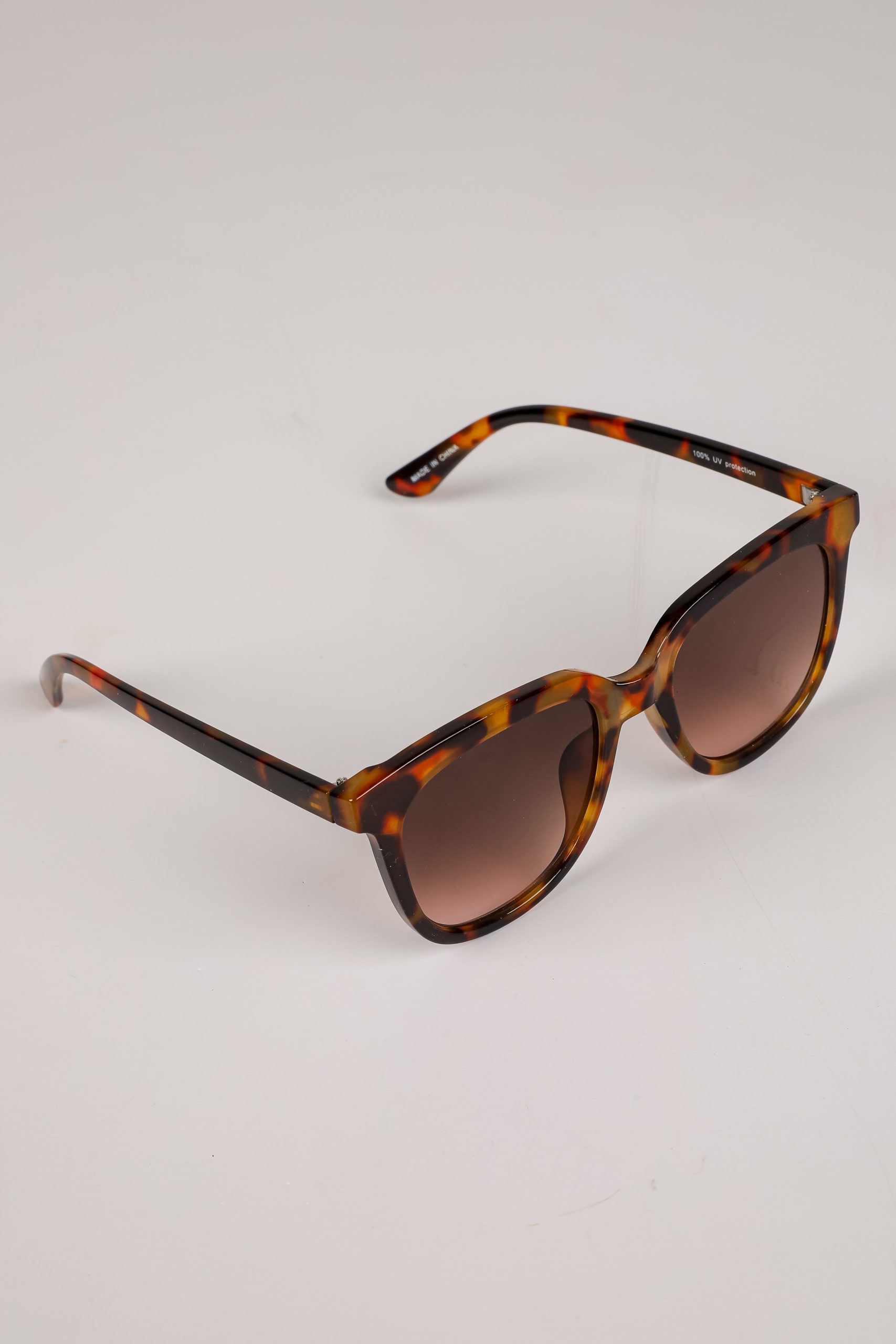 Glistening Lights Tortoise Round Sunglasses - Image 5