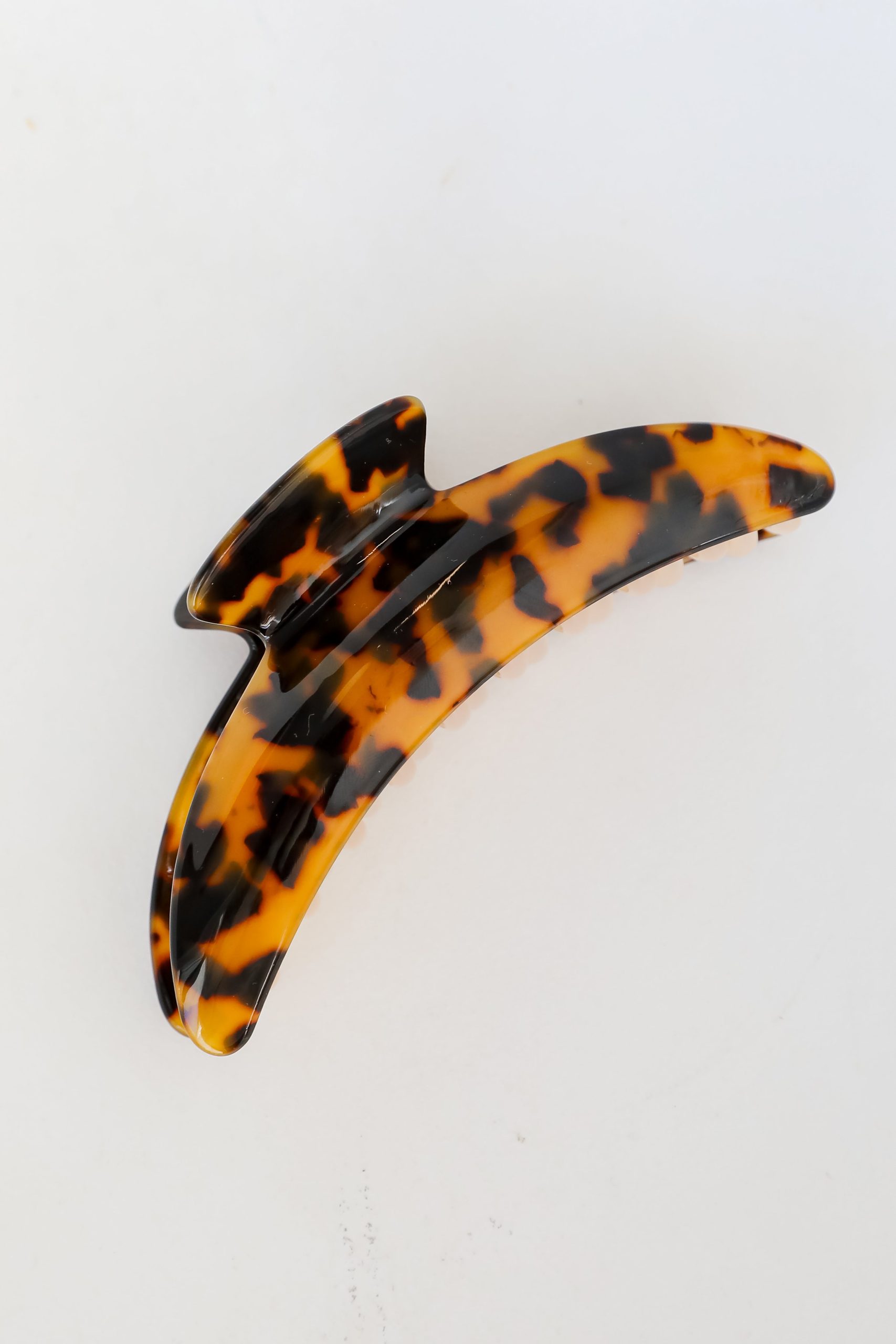 Luxe Accent Tortoise Acrylic Claw Hair Clip - Image 5